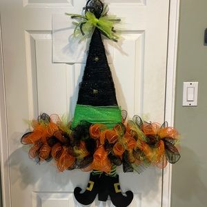 Witch hat. Halloween decorations
